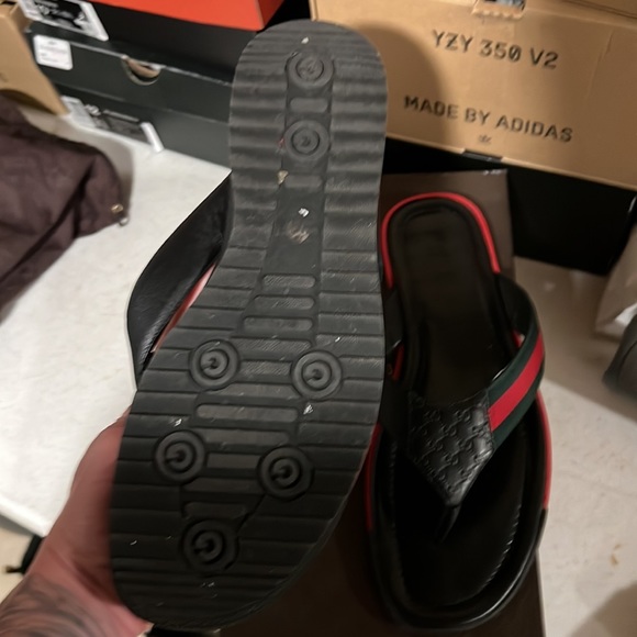 Gucci Shoes Black An Red Gucci Poshmark
